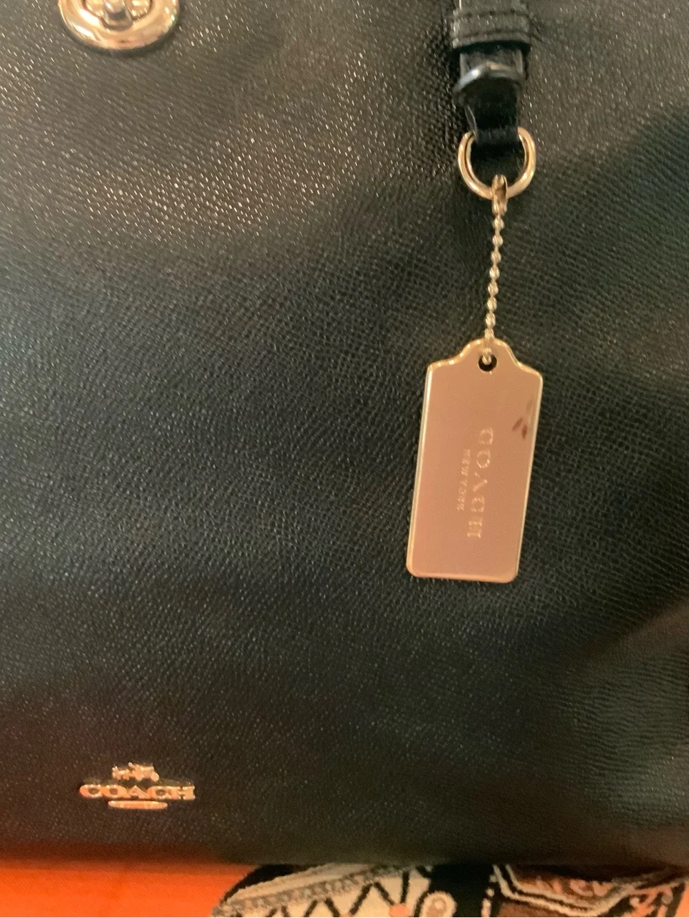 Coach shoulder tote
